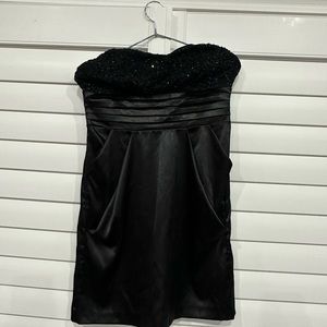 Strapless party dress